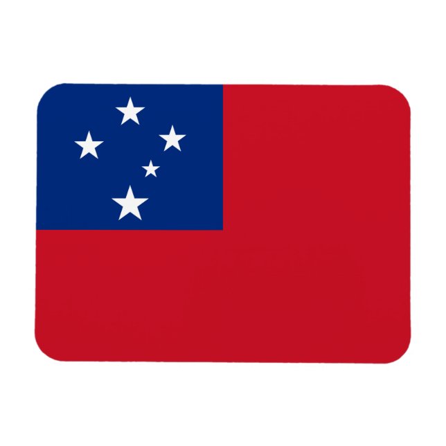 Íman Bandeira de Samoa (Horizontal)