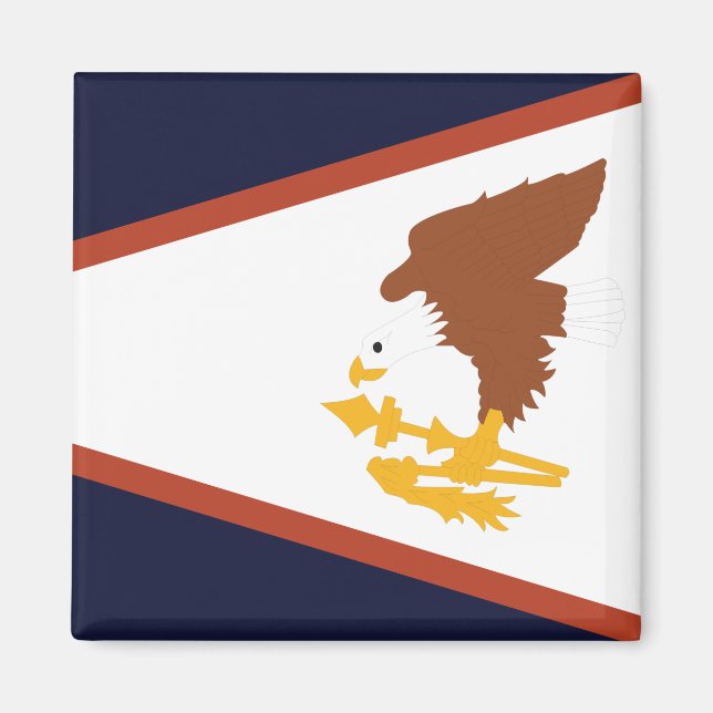 Íman Bandeira de Samoa Americana (Frente)