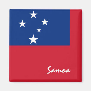 Íman Bandeira de Samoa e ventiladores desportivos das i