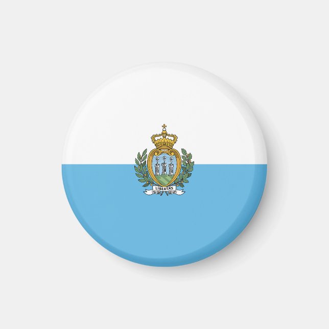 Íman Bandeira de São Marino (Frente)