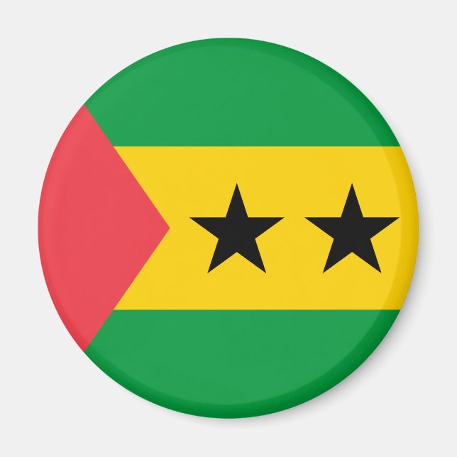 Íman Bandeira de São Tomé e Príncipe (Frente)