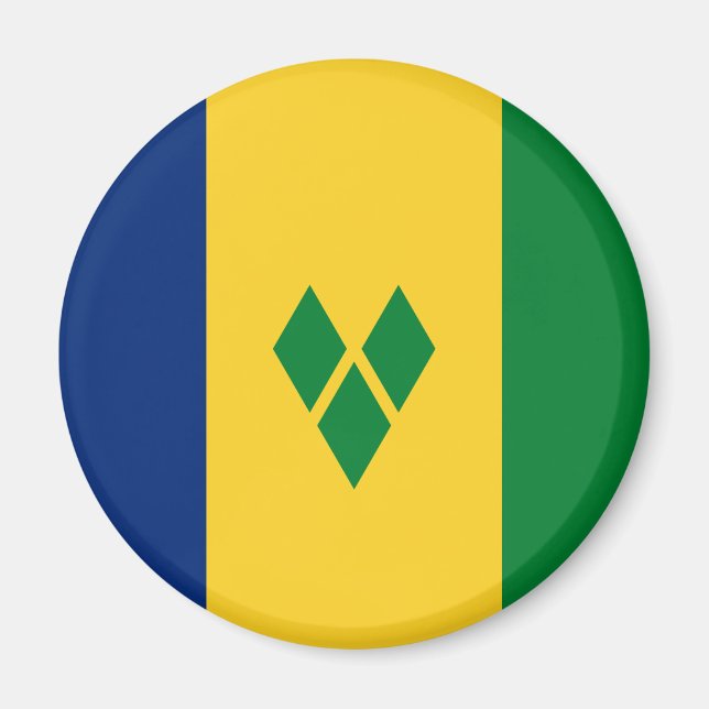 Íman Bandeira de São Vicente (Frente)