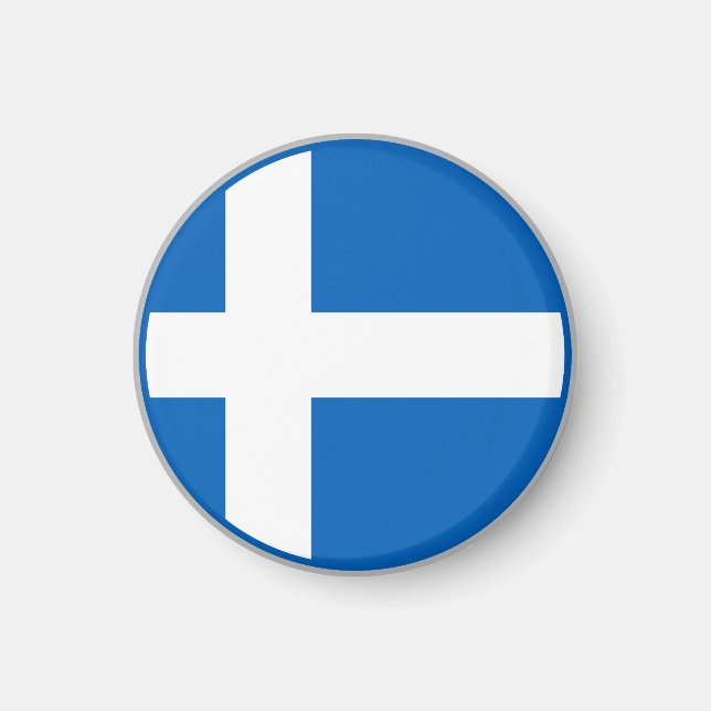 Íman Bandeira de Shetland (Frente)