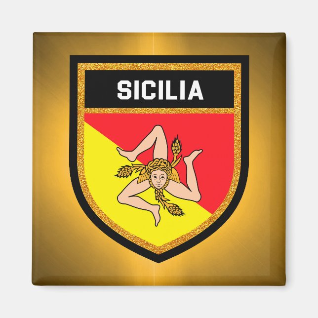 Íman Bandeira de Sicilia (Frente)