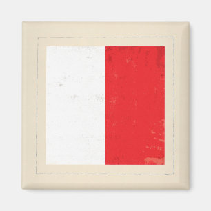 Íman Bandeira de sinal náutica da letra "H"