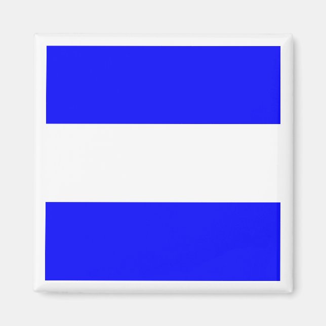 Íman Bandeira de Sinalização Marítima Internacional JUL (Frente)