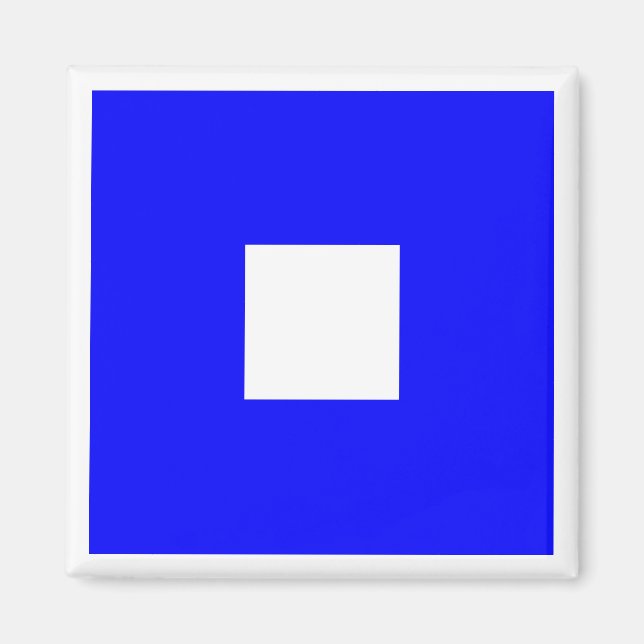 Íman Bandeira de Sinalização Marítima Internacional PAP (Frente)