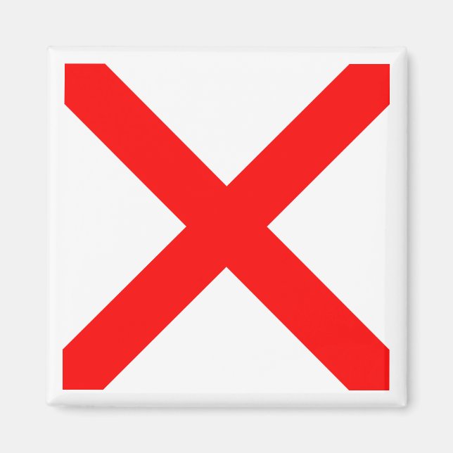 Íman Bandeira de Sinalização Marítima Internacional VIC (Frente)