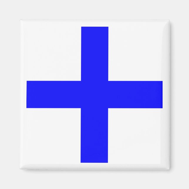 Íman Bandeira de Sinalização Marítima Internacional X-R (Frente)