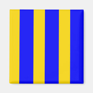 Íman Bandeira de sinalização marítima: Letra "G" (Golf)