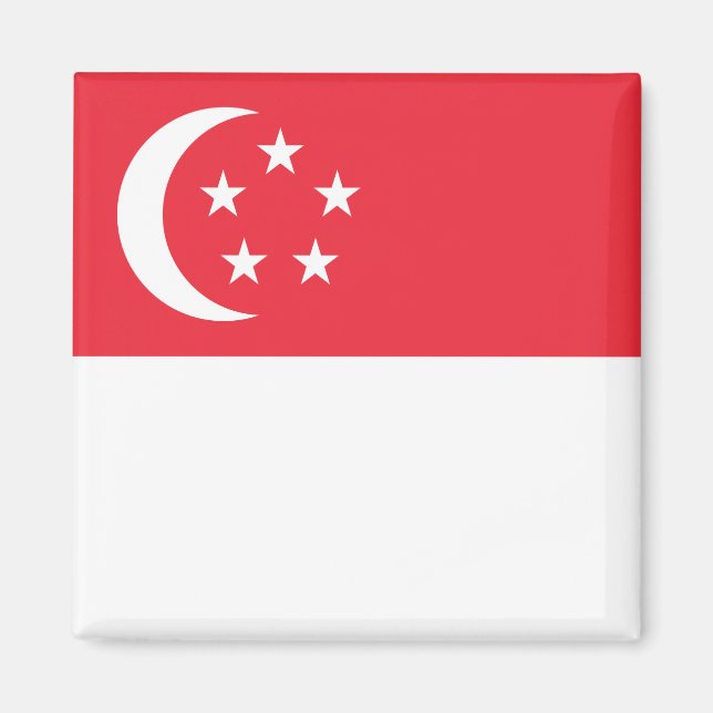 Íman Bandeira de Singapura (Frente)