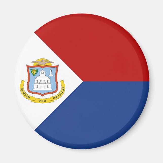 Íman Bandeira de Sint Maarten (Frente)