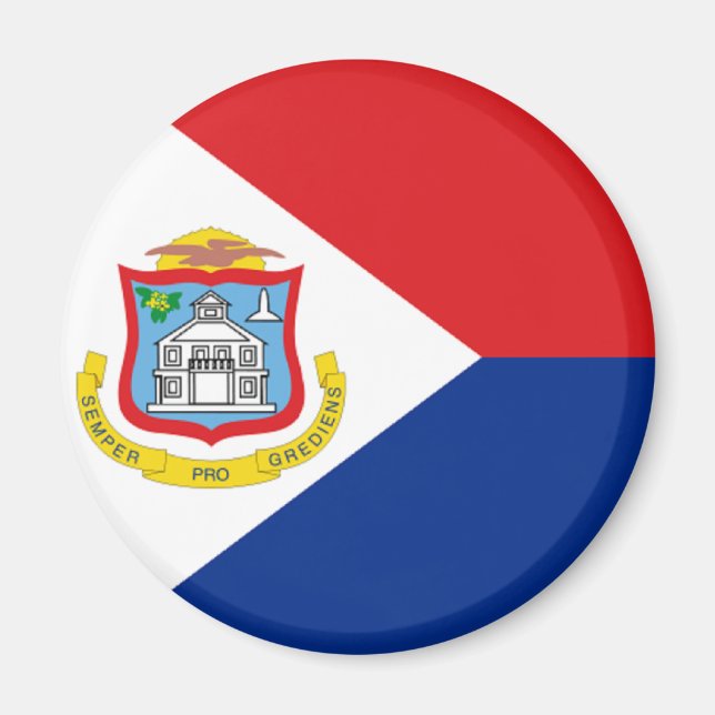 Íman Bandeira de Sint Maarten (Frente)