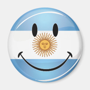 Íman Bandeira de sorriso de Argentina