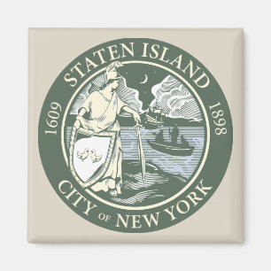 Íman Bandeira de Staten Island (Borough of Nova Iorque)