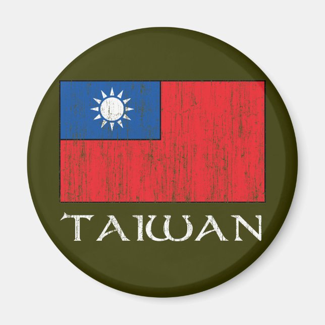 Íman Bandeira de Taiwan (Frente)