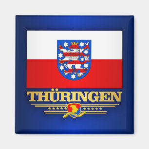 Íman Bandeira de Thuringen (Thuringia)