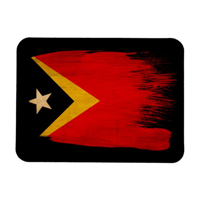 Íman Bandeira de Timor-Leste (Horizontal)