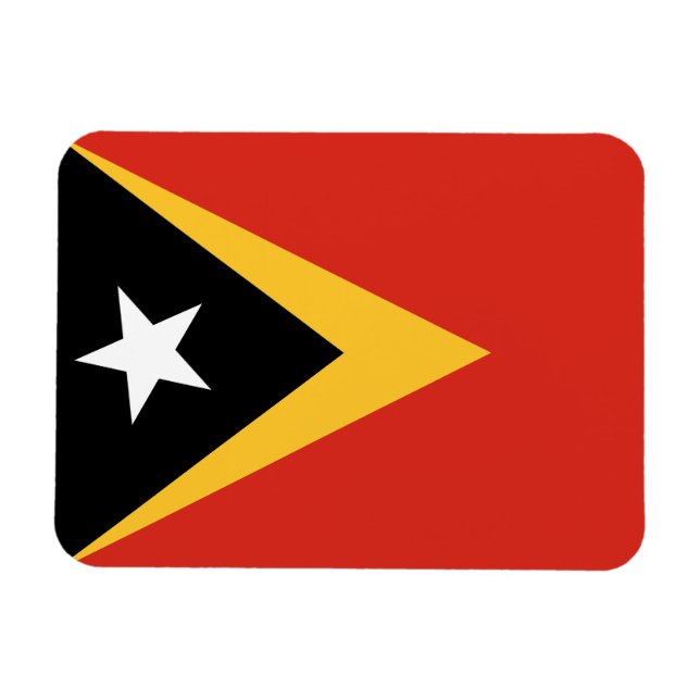 Íman Bandeira de Timor Leste (Horizontal)