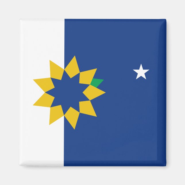 Íman Bandeira de Topeka (Kansas) (Frente)