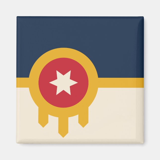 Íman Bandeira de Tulsa (Oklahoma) (Frente)