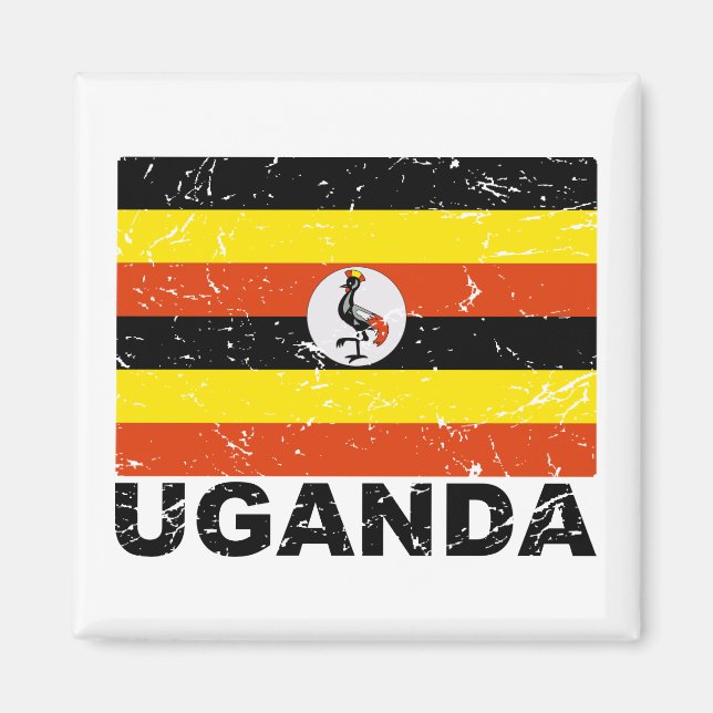 Íman Bandeira de Uganda (Frente)