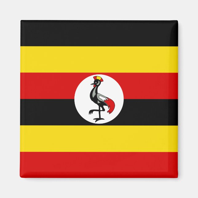 Íman Bandeira de Uganda (Uganda) (Frente)