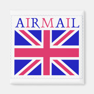 Íman Bandeira de Union Jack do correio aéreo