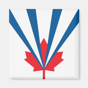 Íman Bandeira de Vaughan (Ontário, Canadá)