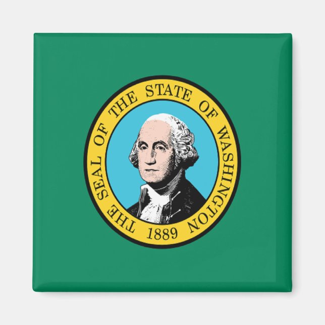 Íman Bandeira de Washington (Frente)