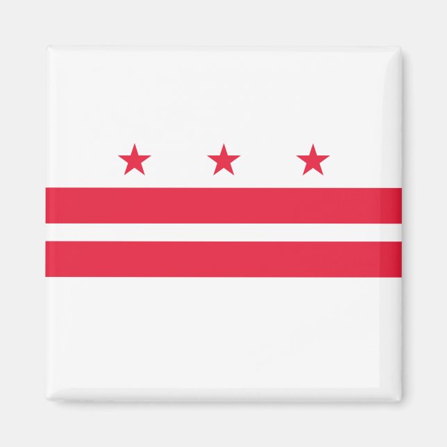 Íman Bandeira de Washington D.C. (distrito de Columbia) (Frente)