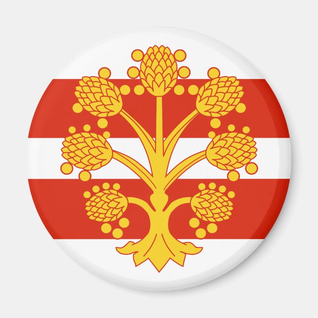 Íman Bandeira de Westmorland Magnet (Frente)