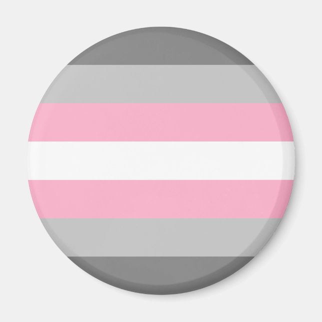 Íman Bandeira Demigirl LGBT (Frente)