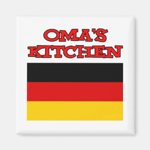 Íman Bandeira do alemão da avó da cozinha de Oma