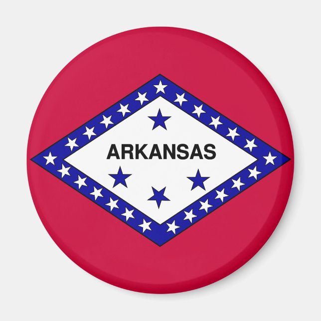 Íman Bandeira do Arkansas (Frente)