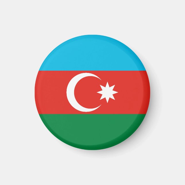 Íman Bandeira do Azerbaijão (Frente)