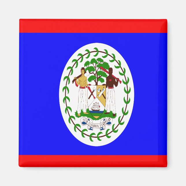 Íman Bandeira do Belize (Frente)
