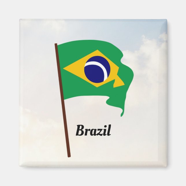 Íman Bandeira do Brasil (Frente)