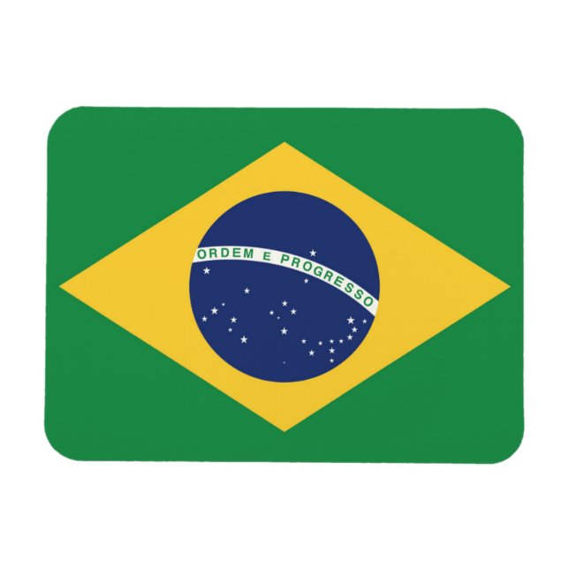 Íman Bandeira do Brasil (Horizontal)