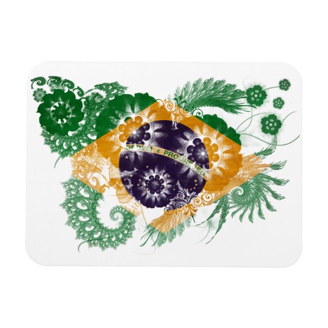 Íman Bandeira do Brasil (Horizontal)