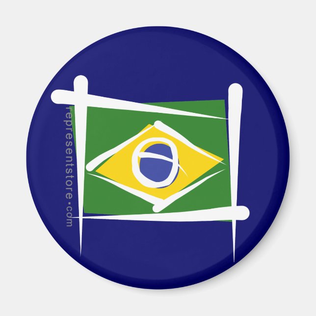Íman Bandeira do Brasil (Frente)