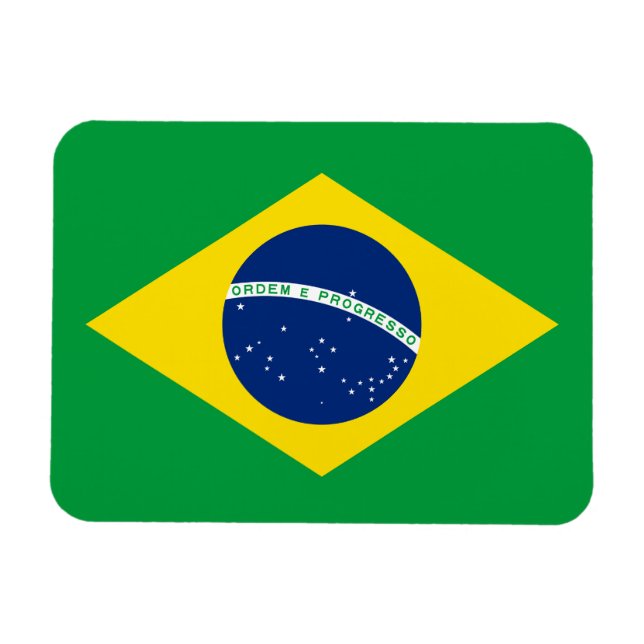 Íman Bandeira do Brasil Patriótico (Horizontal)