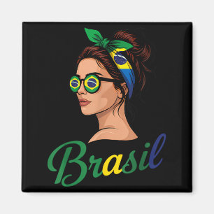 Íman Bandeira do Brasil Raízes Brasileiras Orgulho Bras