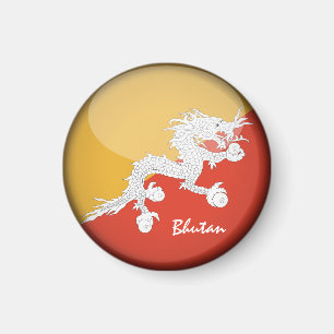 Íman Bandeira do Butão - viagem /Himalaia