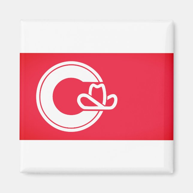 Íman Bandeira do Calgary, CANADÁ (Frente)