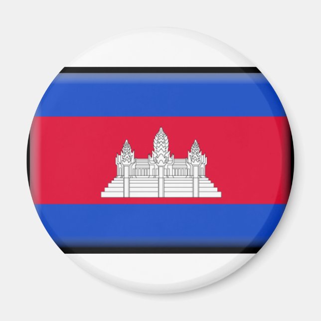 Íman Bandeira do Camboja (Frente)