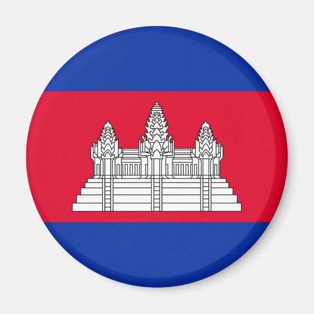 Íman Bandeira do Camboja (Frente)