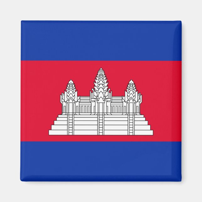 Íman Bandeira do Camboja (Frente)