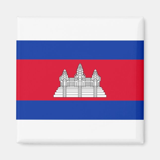 Íman Bandeira do Camboja (Frente)
