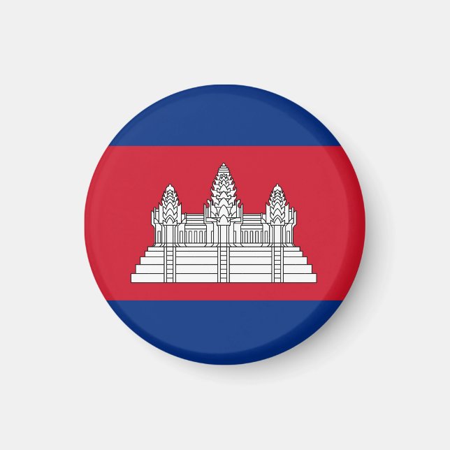Íman Bandeira do Camboja (Frente)